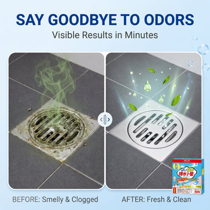 ✨Buy 1 Get 1 Free🔥Active Oxygen Drain Cleaner Tablets, Foaming Pipe Clog & Odor Remover for Sinks Drains Toilets
