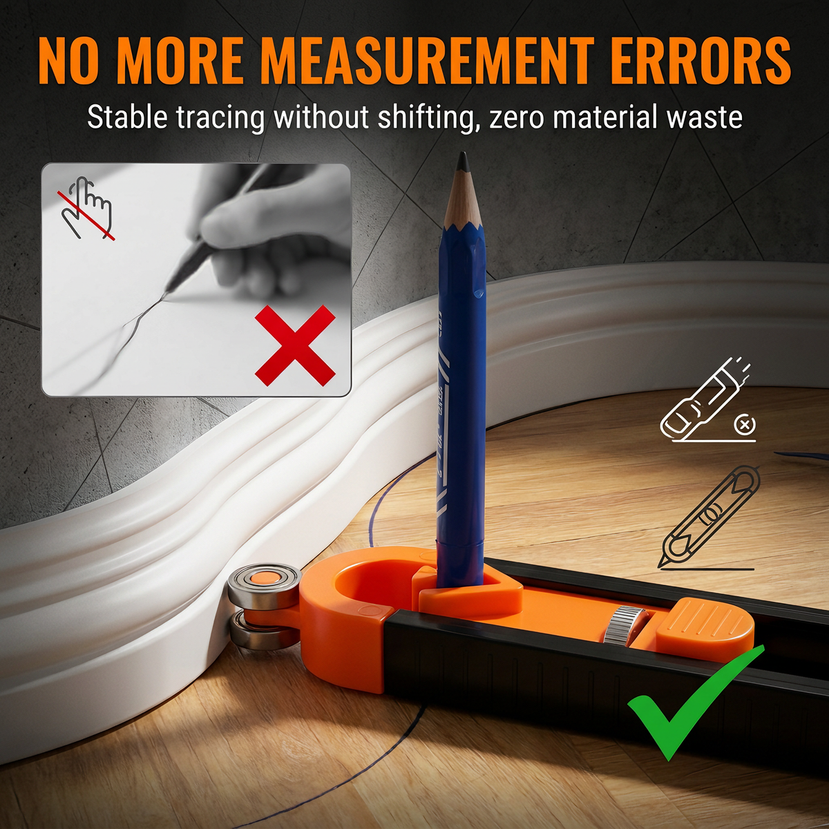 🔥BUY 1 GET 1 FREE🏆Adjustable Contour Gauge: A Versatile, Must-Have Tool