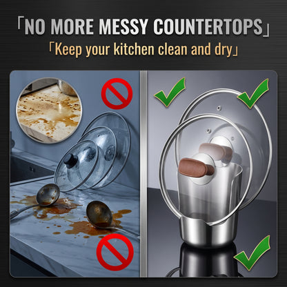 💎 Buy 2 Get 1 Free for a Limited Time! 💎 Stainless Steel Spoon Holder – Rust-proof, catches water droplets, a kitchen essential 🥄✨