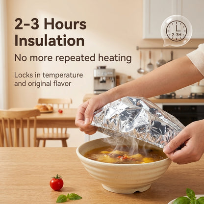 🔥Manufacturer promotion💥Reusable Insulated Aluminum Foil Food Covers