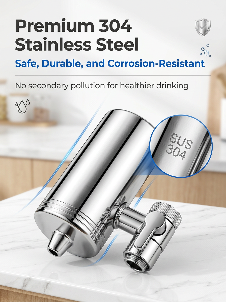 ⚡2026 Best-Seller: Half-Price Offer 🔥 Universal 720° Rotating Faucet Filter & Sprayer Set