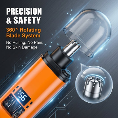 👃 HALF PRICE 50% OFF! 🎄 Smart Electric Nose Hair Trimmer