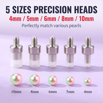 ✨50%off✨Manual Pearl Studding Machine Kit – DIY Rivet Tool for Clothes, Shoes, Bags & Handmade Ornaments