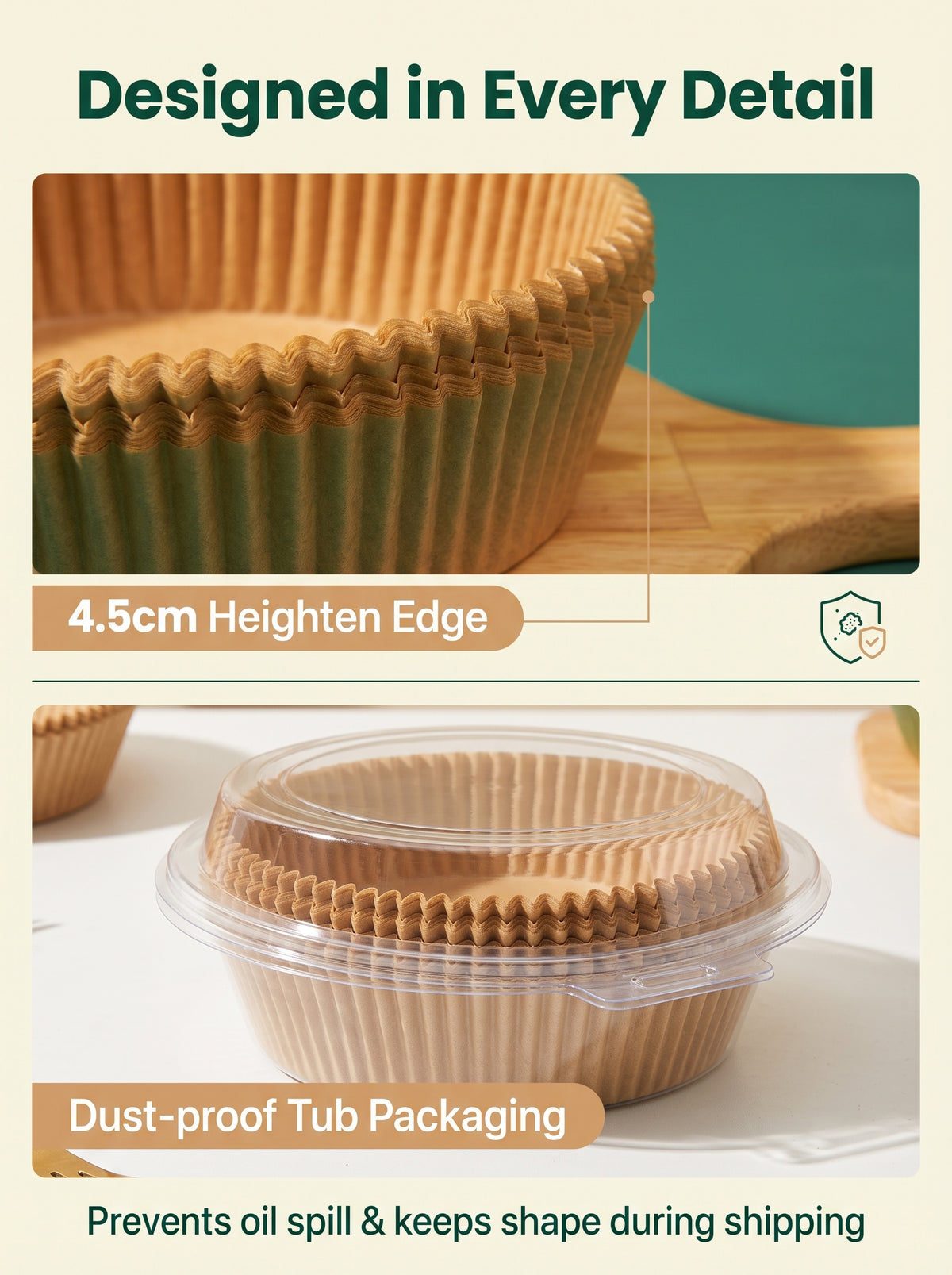 🔥Huge Special Offer: Buy One Get One Free 🍗 Air Fryer Paper Liners – No Mess, No Grease, Easy Cleanup! ✨