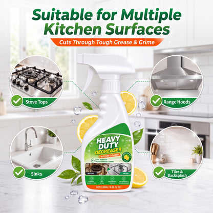 ✨Buy 1 Get 1 Free (for the first 50 customers)🎁🎉Kitchen degreaser🌿Powerful oil and stain removal with a fresh lemon scent