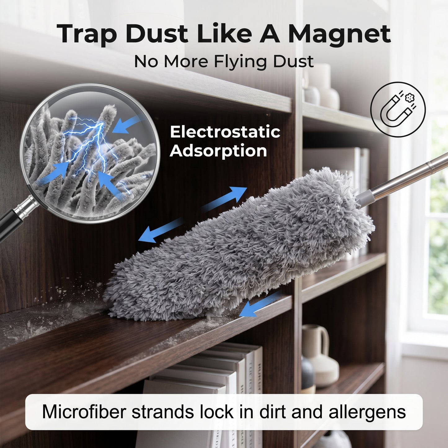 🔥50%off🔥 2.8-meter extended, detachable and arbitrarily bendable dust removal tool