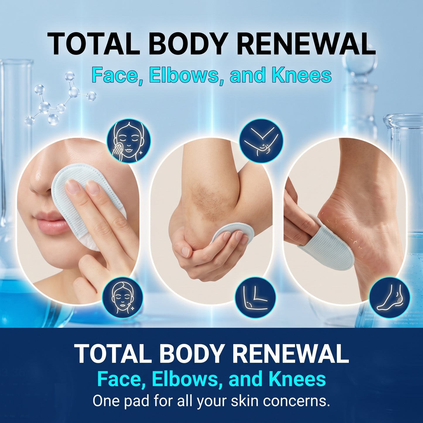 🔥Buy 1 Get 1 Free✨Double-Sided Body Exfoliating Pads