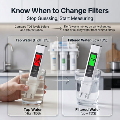 🔥50%off🔥4-in-1 Water Quality Tester Pen, Temp °C/°F & EC Meter
