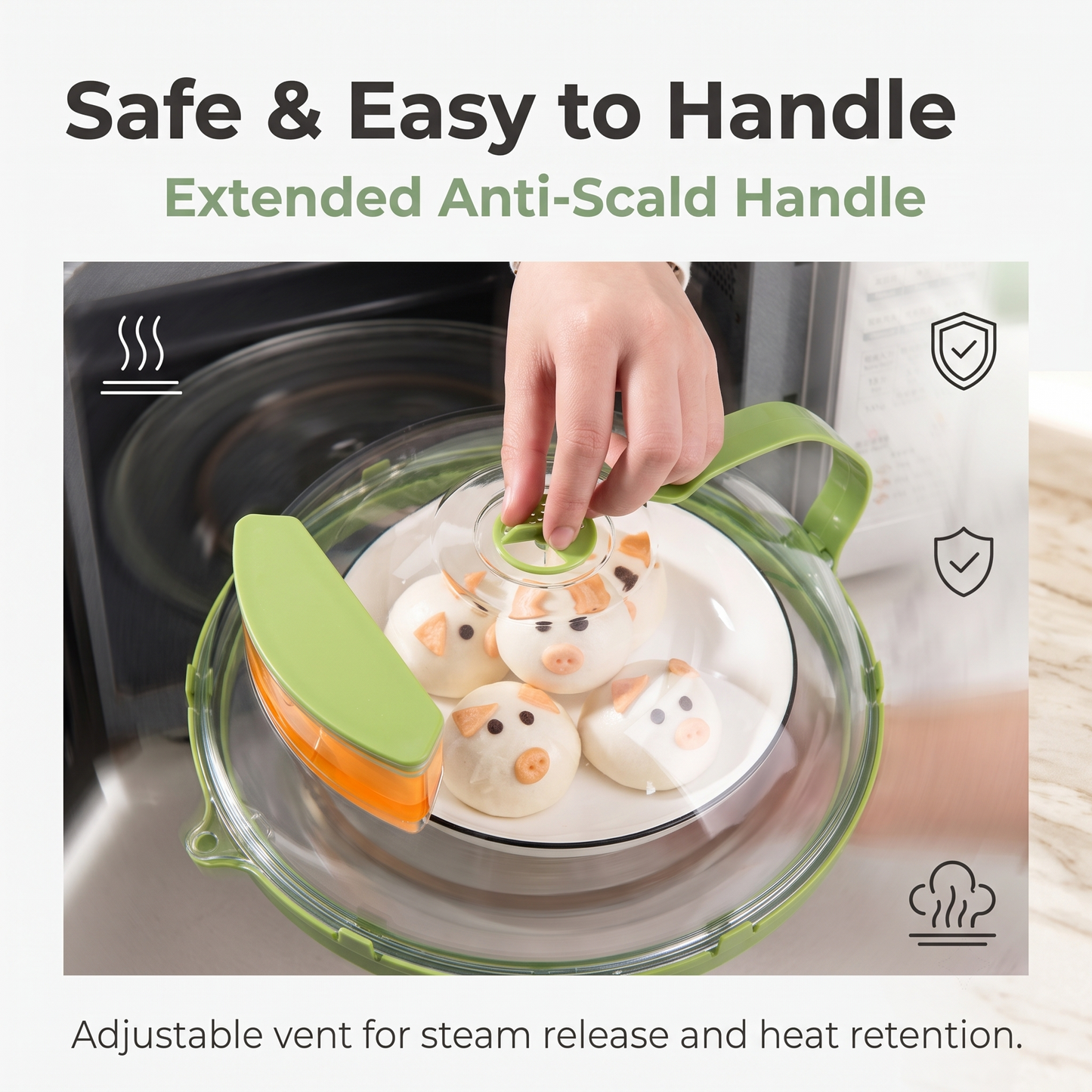 🔥 50% OFF🌟Microwave Splash-Proof Food Cover