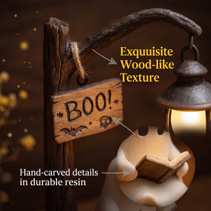 🔥First 50 Customers Enjoy 51% oFF🔥Lighted Boo Ghost Reading Tabletop Decor