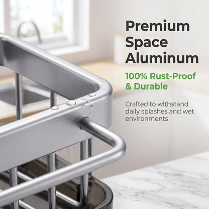 🔥 50% Off ✨ Kitchen Sink Faucet Storage Rack