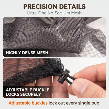 ✨50%off🦟4-Piece Ultra-Light Anti-Mosquito Mesh Suit | High-Visibility No-See-Um Mesh Jacket, Pants, Gloves & Socks Set | Adjustable Breathable Bug Gear for Camping, Fishing & Outdoor Hiking