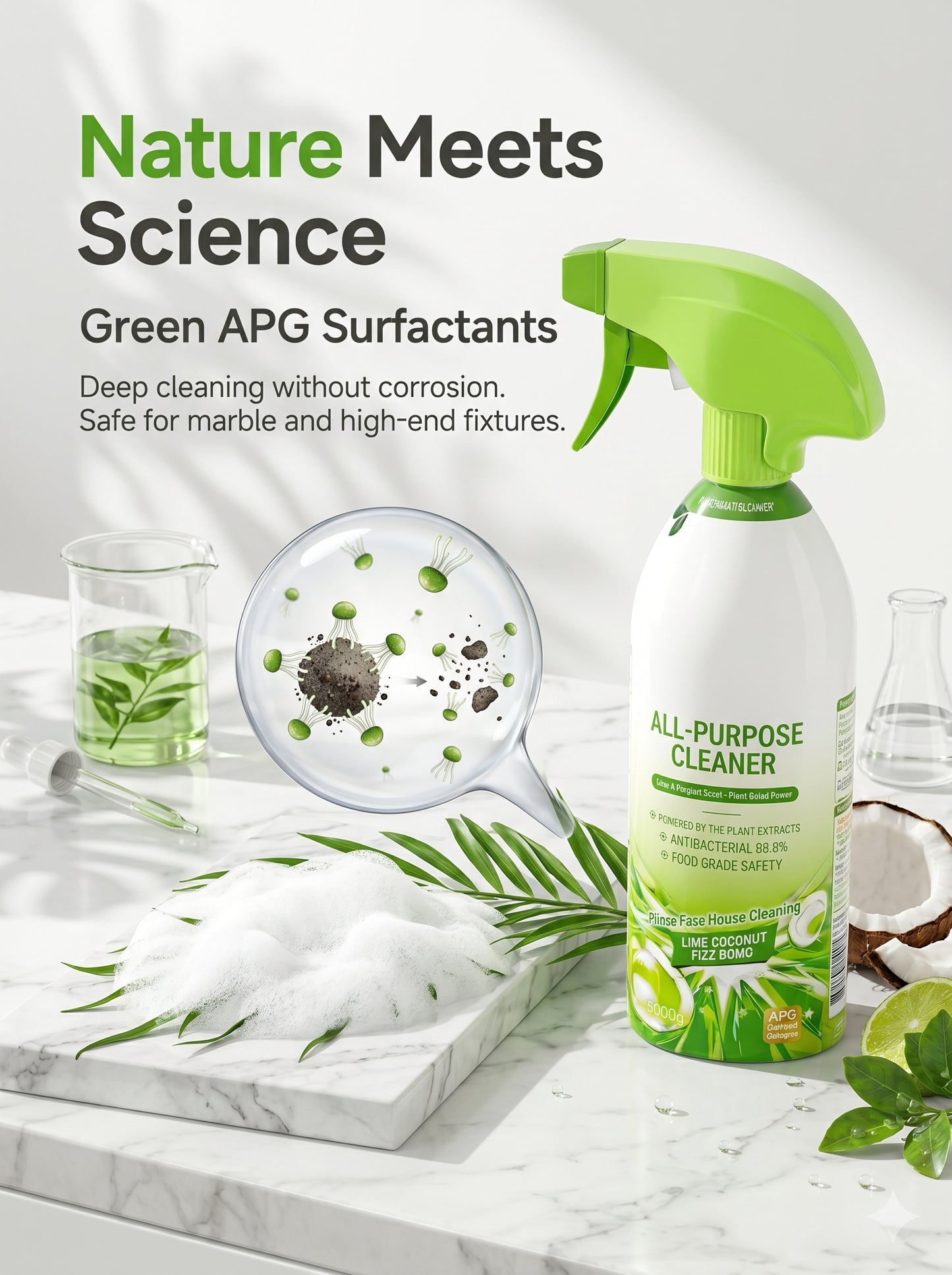 ✨50% off Foaming Bathroom Cleaner Spray for Tile Toilet Glass Sink