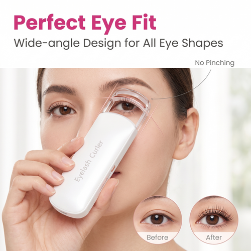 🔥2026 HOT SALE🔥Electric Rechargeable Heated Eyelash Curler