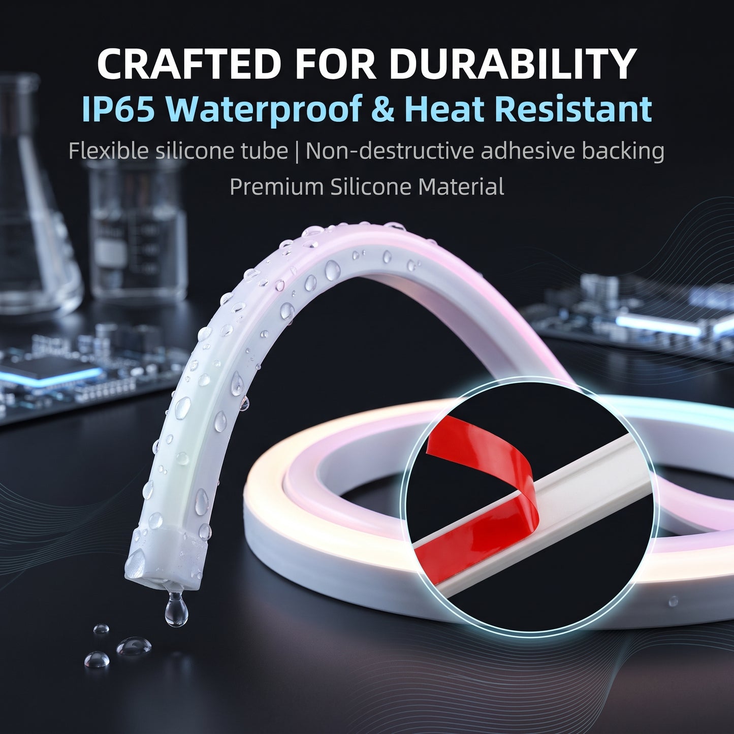 ✨50%off✨Universal LED Car Hood Dynamic Scan Light Strip | 10V-16V Waterproof IP65 Hood Atmosphere Daytime Running Lights