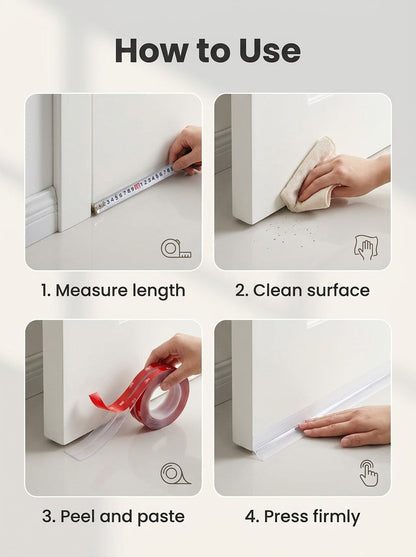 🚪 Limited-Time Half-Price Offer 🪟 Self-Adhesive Door Seal & Draft Stopper