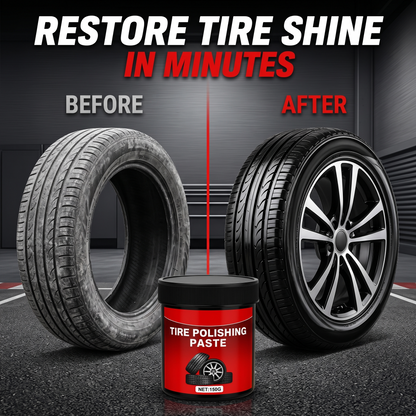 🚗 BUY 1 GET 1 FREE✨ Tire Wax – Restores Black Gloss, Blocks UV, Repels Dirt & Easy Quick🛞