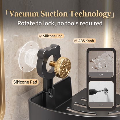 🔥Buy 1 Get 1 Free🔥✨No-drill suction cup shelf