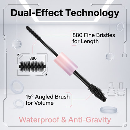 🔥Buy 1 Get 1 Free🔥Barbell Double-Ended Mascara: Waterproof, Sweatproof, Lengthening, and Curling