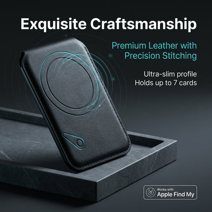 🔥50%off💰Creative Magnetic Card Holder, Anti-Lost Positioning Card Case Compatible with Apple MagSafe