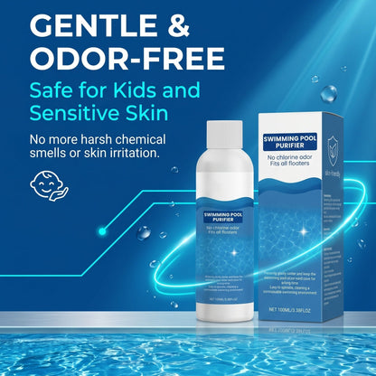 💧 Swimming Pool Purifying Liquid – Crystal Clear Water, Zero Hassle! ✨ Say goodbye to green water & harsh chemicals – just pure, fresh swimming every time. 🏊‍♂️💙