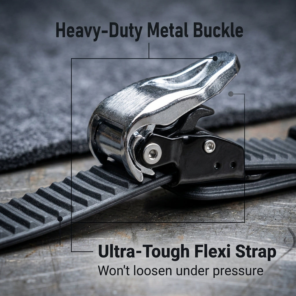 🔥LAST DAY ON SALE🔥Heavy-duty Stainless Steel Grip Lock Straps