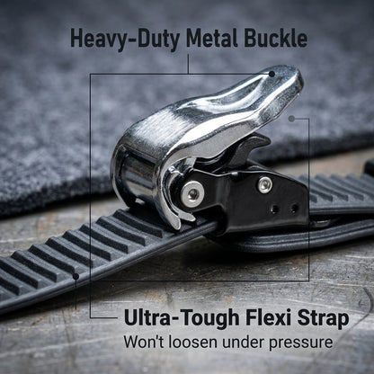🔥LAST DAY ON SALE🔥Heavy-duty Stainless Steel Grip Lock Straps