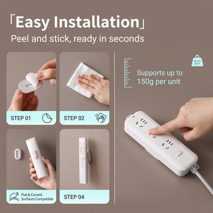 🔥Buy 1 Get 1 Free 🔥Wall Mount Magnetic Silicone Holder, Drill-Free Adhesive Hook for Air Conditioner & TV Remote Controls