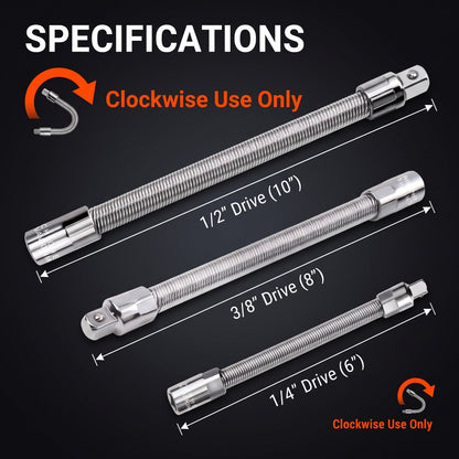 🔥50%off🔥Flexible Universal Socket Extension Bar & Drive Connecting Rod Tool