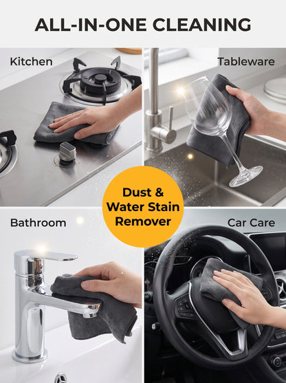 🔥Special Offer Buy 1 Get 1 FREE Magic Glass‑Cleaning Cloth Thick Lint‑Free Streak‑Free Mirror Towe