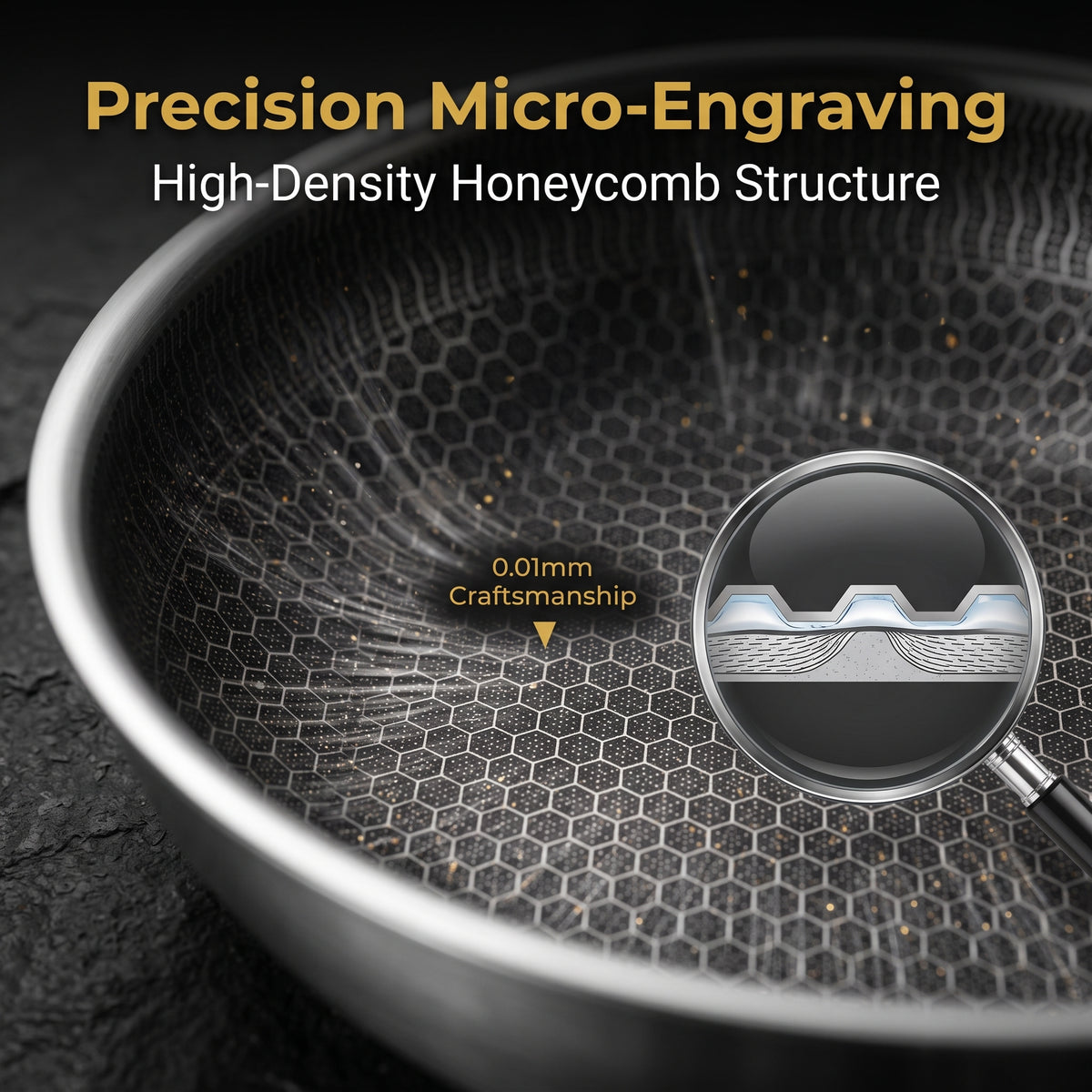🥳2026 HOT SALE💅Stainless steel non-stick frying pan