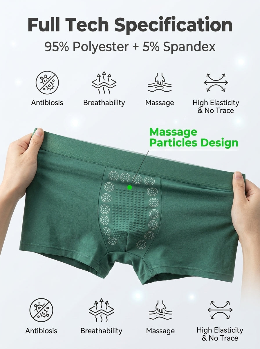 🔥Buy 1, Get 3 Pairs🔥 Men’s Vitality-Boosting Magnetic Therapy Underwear