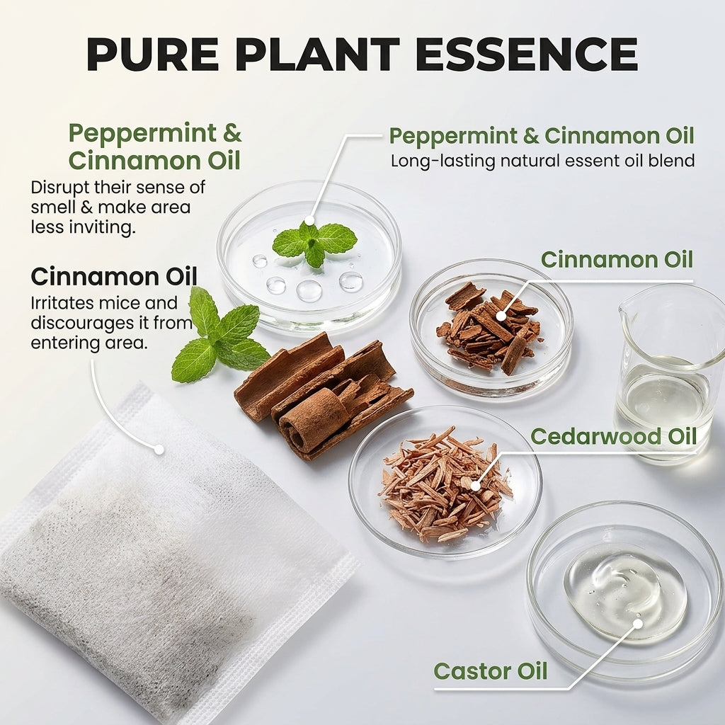 🐭Half price🌿rodent-repellent plant essential oil packs