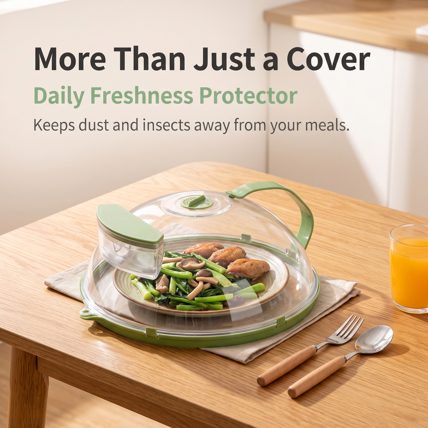 🔥 50% OFF🌟Microwave Splash-Proof Food Cover