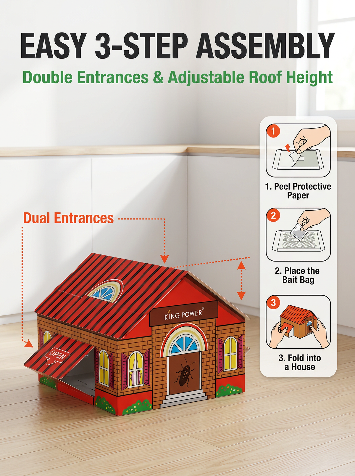 Christmas Pest Special 🎅 Buy More Get More Free| Cockroach Traps Non-Toxic Physical Roach Killer