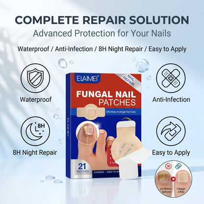 🔥50%off🔥Sandal-Ready Invisible Toenail Patches - Instant Camouflage Sticker for Fungal Nails, Hydrating & Protective Care