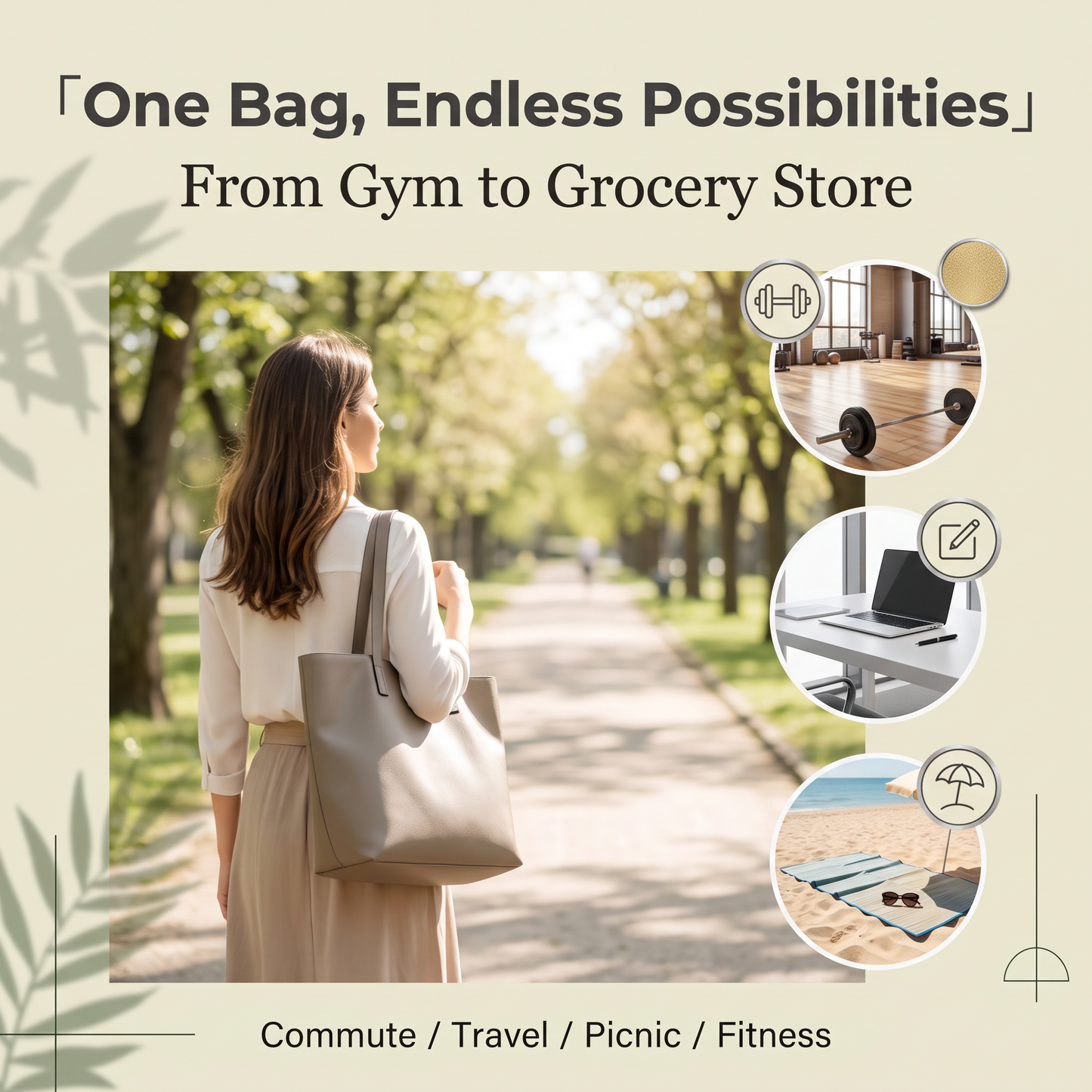 🔥2026 HOT SALE💥2-in-1 foldable tote bag