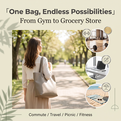 🔥2026 HOT SALE💥2-in-1 foldable tote bag