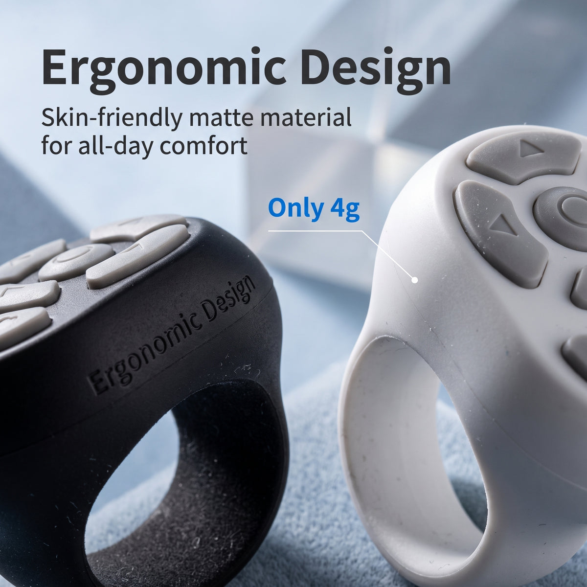 🎮First 50 customers enjoy 50% off ✨ Bluetooth Ring Remote Control – One-button control of your phone ✨