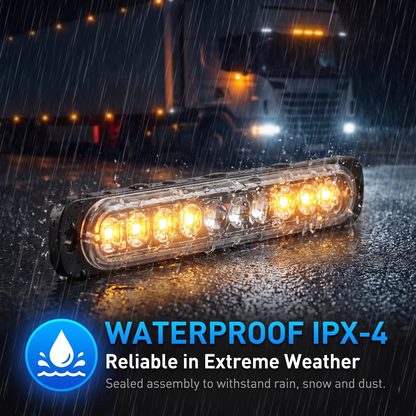 🚛 Buy 1 Get 1 Free for the first 50 customers! ✨ Waterproof, Constant On/Flicker LED Lights — Suitable for Trucks and Motorcycles 🔦🌧️