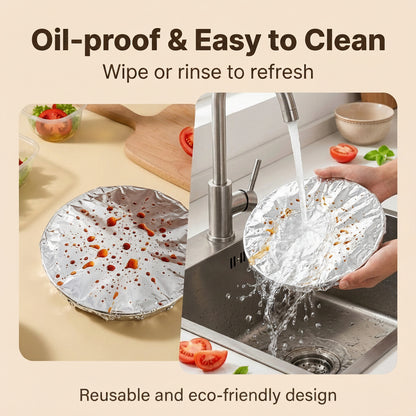🔥Manufacturer promotion💥Reusable Insulated Aluminum Foil Food Covers