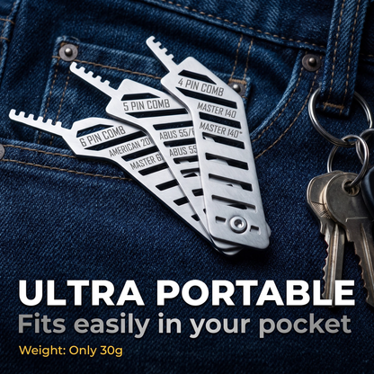 🔒 COMB Lock Picks Multifunctional Portable Tool
