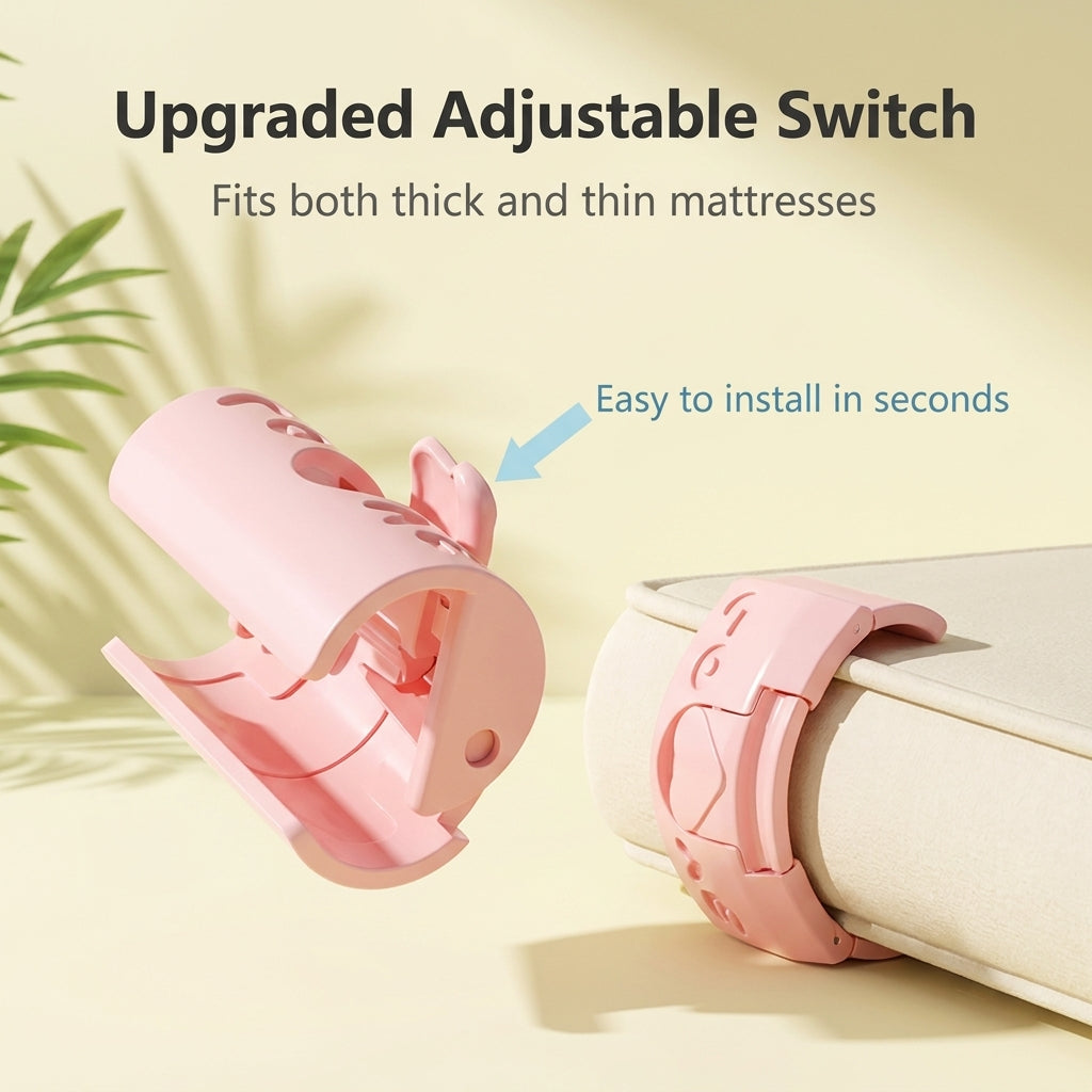 🛏️✨ Bed Sheet Fasteners – Needle-Free, Safe Quilt Clips