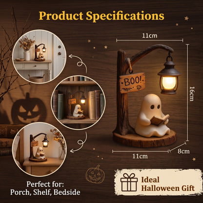 🔥First 50 Customers Enjoy 51% oFF🔥Lighted Boo Ghost Reading Tabletop Decor