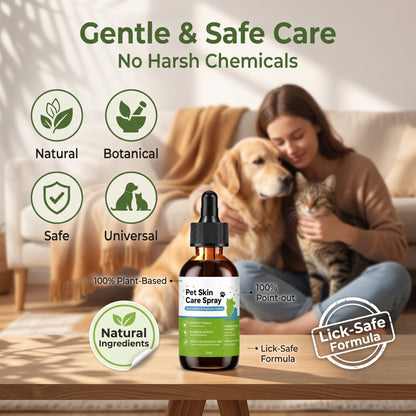 🔥 Save 50%! | Buy 1 Get 1 Free🐱🐶 Pet Skin Care Spray to Relieve Skin Redness, Suitable for Dogs and Cats