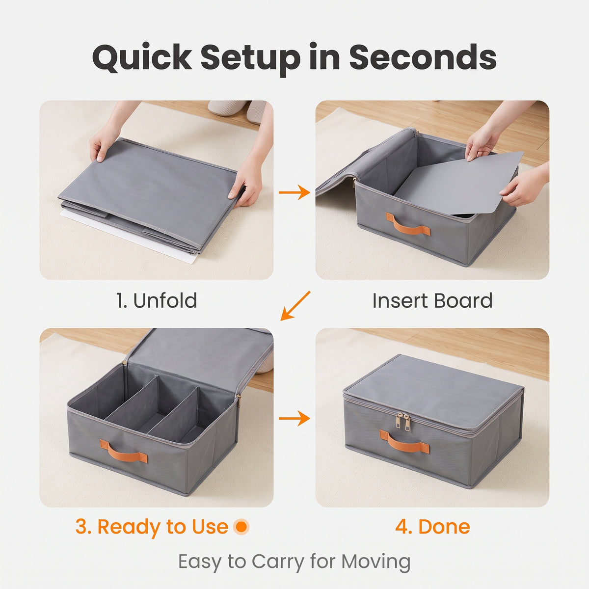 🔥Limited Time 50% Off✨Collapsible, Dust-Proof, and Moisture-Proof Shoe Storage Box