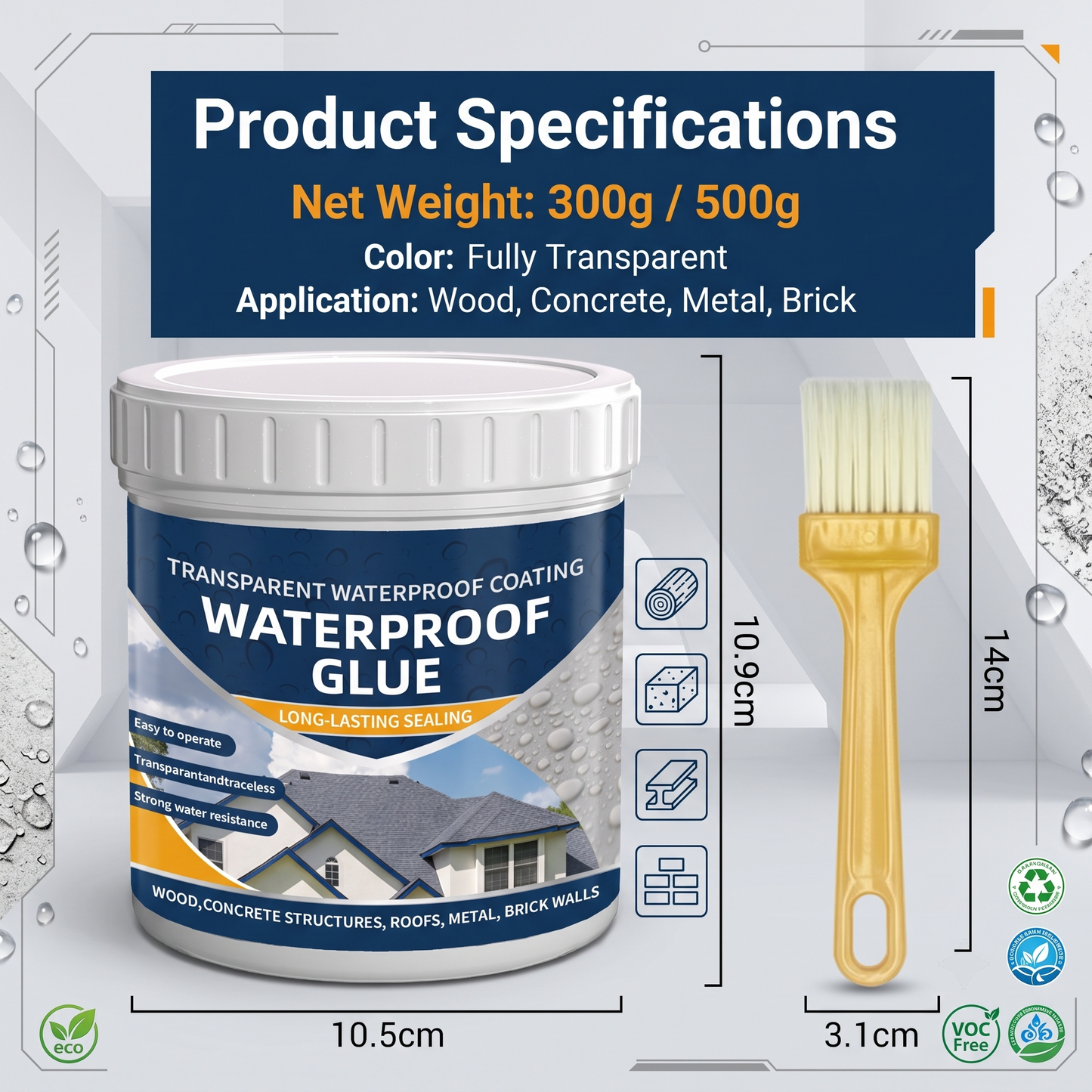 🔥50% OFF✨Nano transparent waterproof adhesive