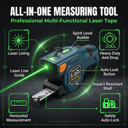 🔥HOT SALE 50% OFF🔥High-Precision 3-in-1 Laser Line Tape Measure