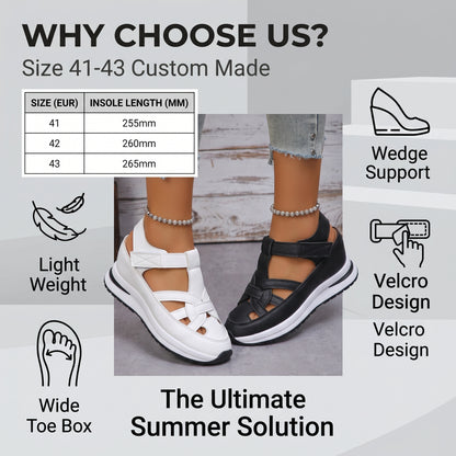 🔥50%off🔥Plus Size Women's Wedge Sandals (Sizes 41-43)