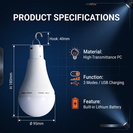🔥Buy 1 Get 1 Free🔥LED emergency rechargeable bulb